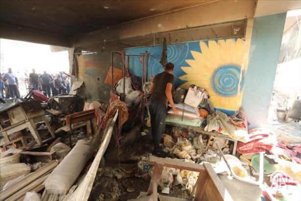 Nazi army bombs shelter in Gaza, killing orphans and widows