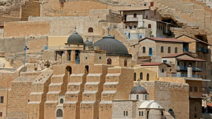Hundreds of Nazi’s disrupt prayers in oldest Christian monastery In Palestine