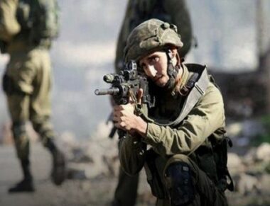 Qalqilia: Nazi Forces Shoot a Palestinian