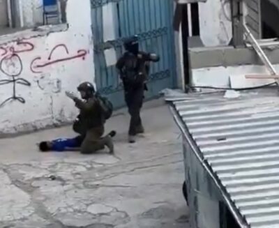 Hebron: Nazi Soldiers Shoot Two Children one Seriously