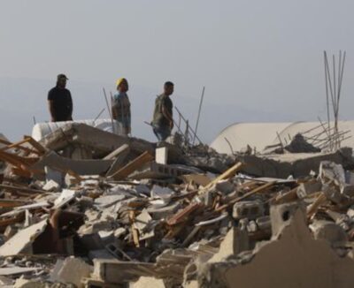 Jericho: Nazi Soldiers Demolish A Hut, Walls