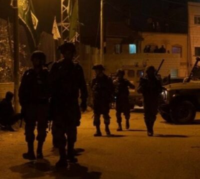 West Bank: Nazi Soldiers Abduct Six Palestinians, Shoot One