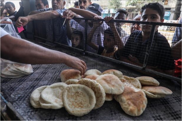 What does it take to get a loaf of bread in Gaza?