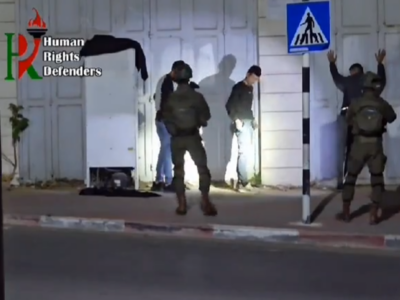 Hebron: Nazi Soldiers Abduct Two Palestinians