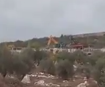 Ramallah: Nazi Army Demolishes Agricultural Room, Wall