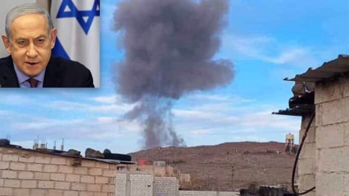 NAZI CRIMINAL SHOW after ASSAD’s FALL Nazi Army invades Syria, Bombing on Damascus