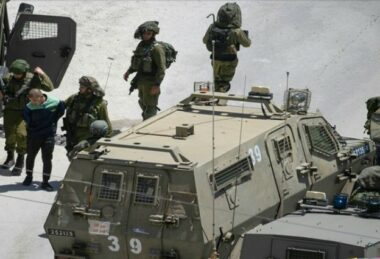 Nazi Army Injures Several Palestinians Near Nablus and Bethlehem