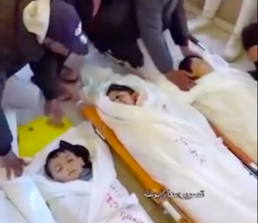 Gaza Nazi Holocaust: Nazi Military Escalates its Bombardment, Killing Dozens of Palestinians