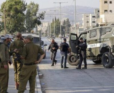 Nablus: Nazi Army Intensifies Siege, Abducts Two Palestinians