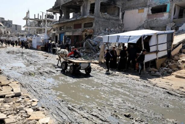 Under Nazi’s siege, Gaza is flooded with sewage water