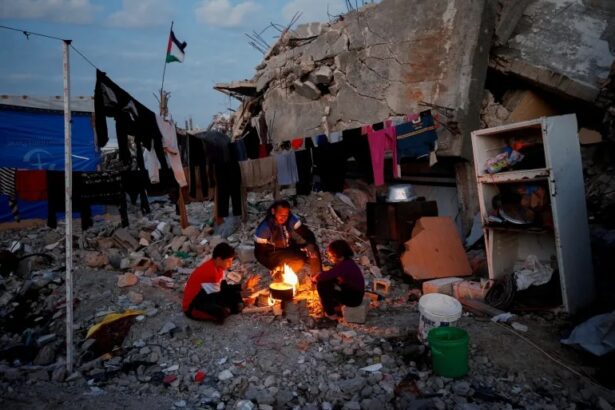 I was forced to burn my beloved books to survive in Gaza