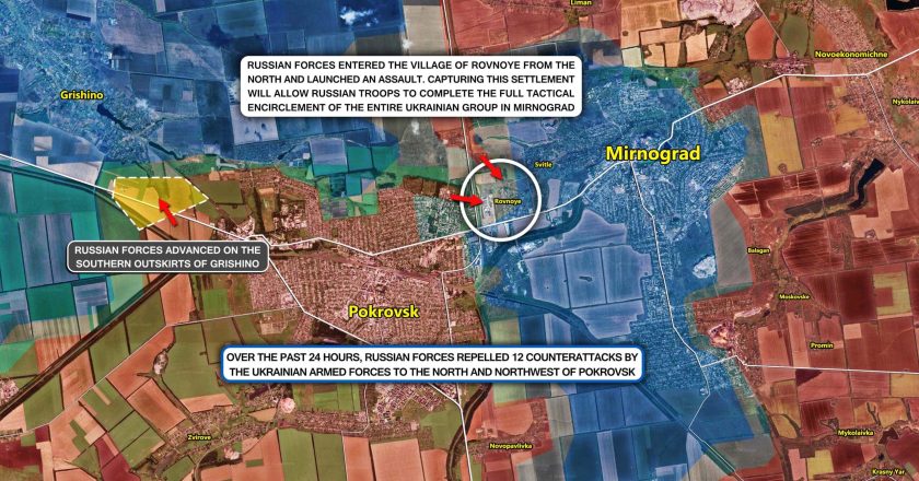 Russian Forces Make Rapid Gains in Key Donbas City