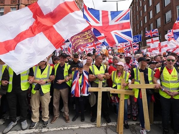 Report from Tommy Robinson’s Unite The Kingdom fascist rally
