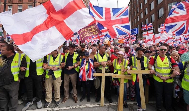 Report from Tommy Robinson’s Unite The Kingdom fascist rally